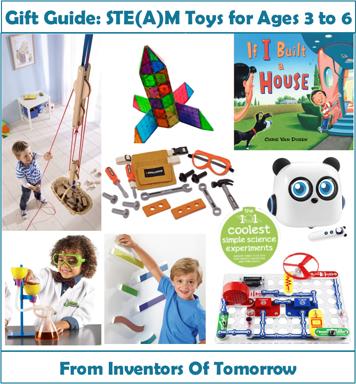 STEM Gifts for ages 3 – 6 – Inventors of Tomorrow